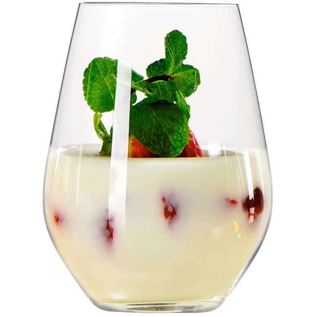 Authentis Casual Stemless Red Wine Glasses, Set of 6