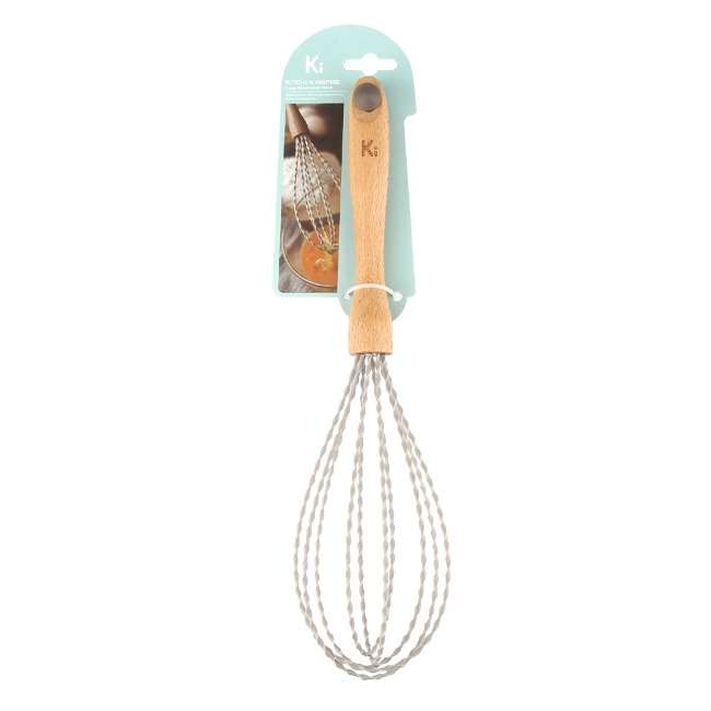 Large Beechwood Whisk