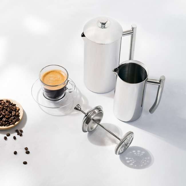 4 Cup Stainless Steel Cafetiere Plunger