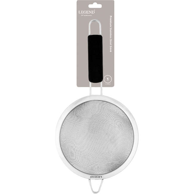 Premium Stainless Steel Sieve, 18cm