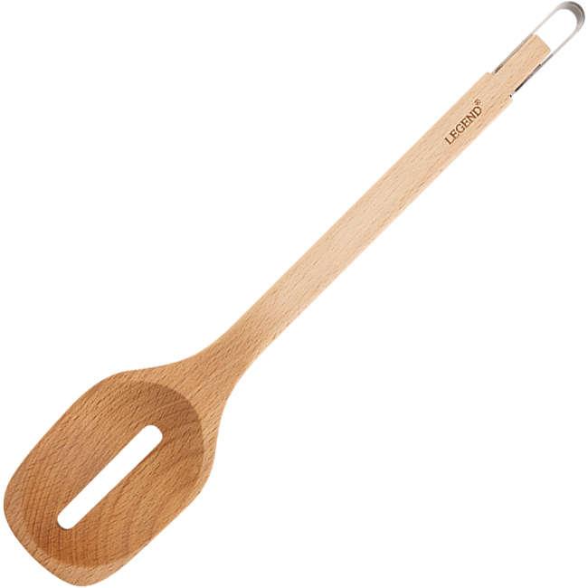 Premium Beechwood Slotted Spoon