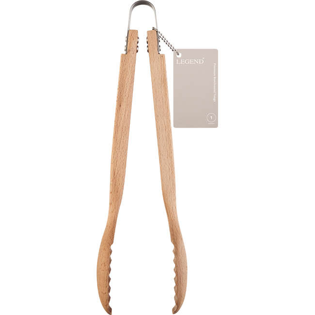 Premium Beechwood Tongs