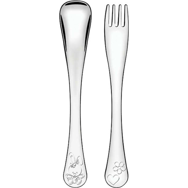 Le Petit Children's Cutlery Set For Girls, 2pc