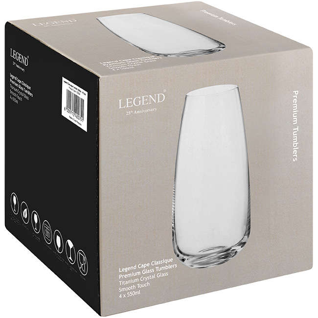 Classique 550ml Hiball Glasses, Set Of 4