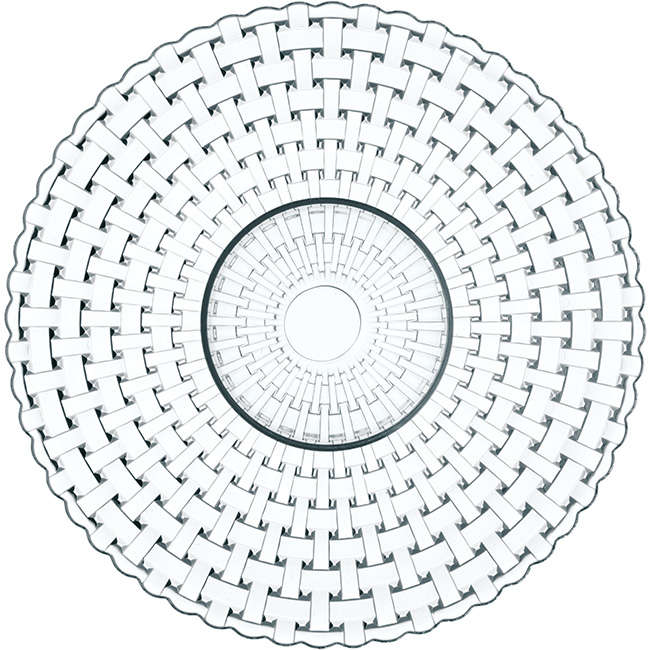 Bossa Nova Lead-Free Crystal Footed Cake Stand