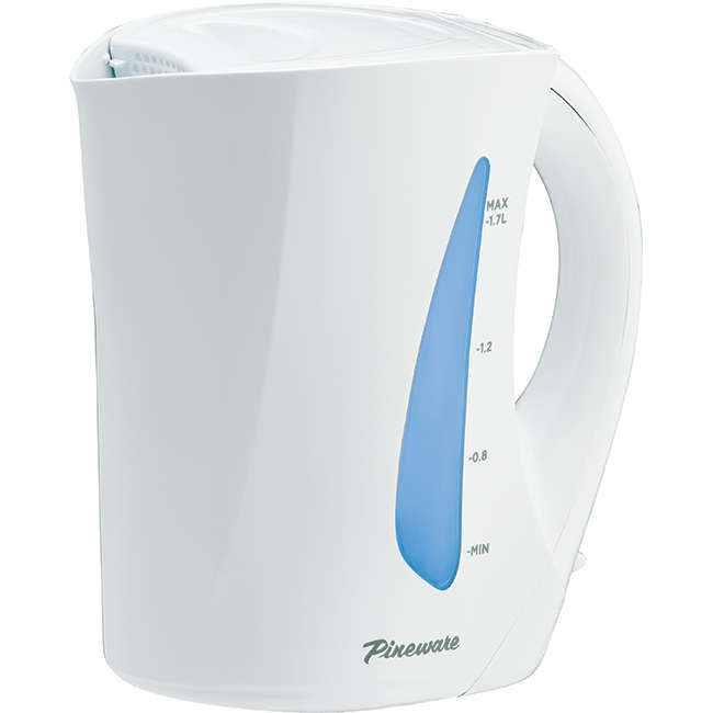 Corded Automatic White Kettle, 1.7L