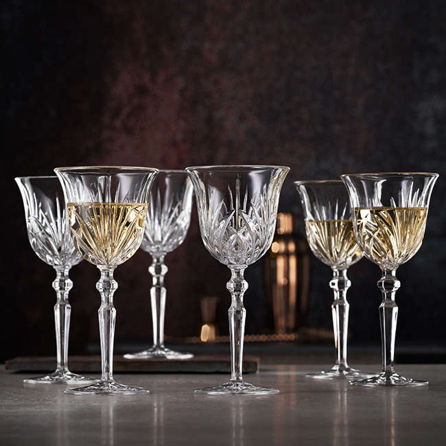 Palais White Wine Glasses, Set Of 6