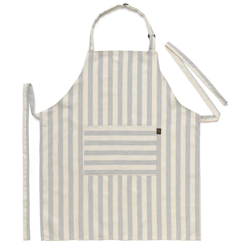 Abigail Striped Full Bib Apron