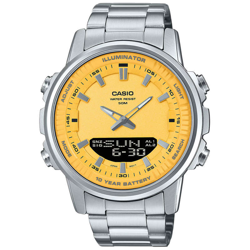 Standard Men's 50m World Time AnaDigi Wrist Watch, AMW-880D