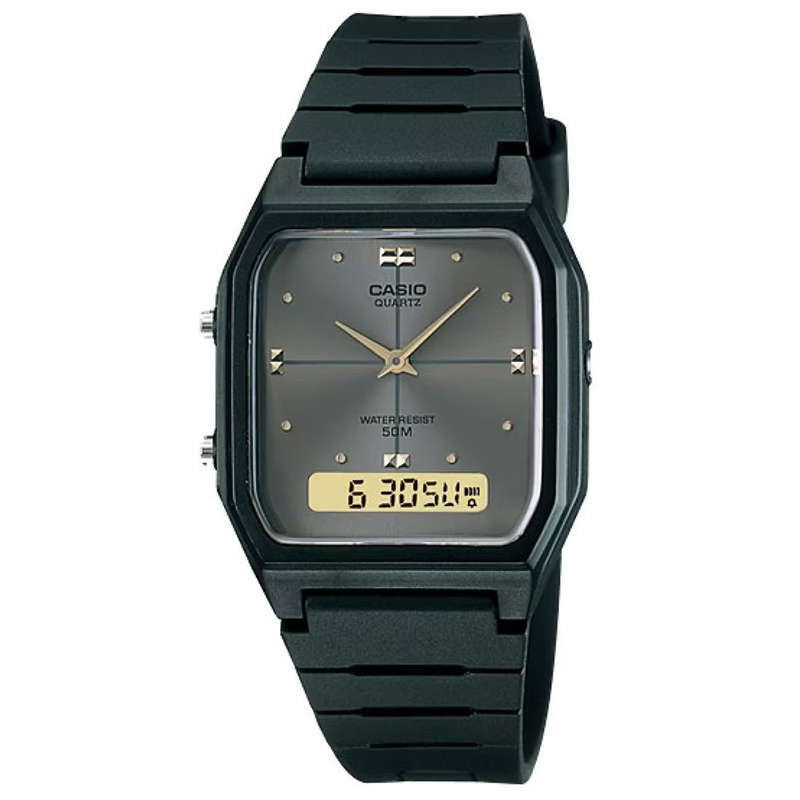 Standard Men's 50m AnaDigi Wrist Watch, AW-48HE-8AVDF