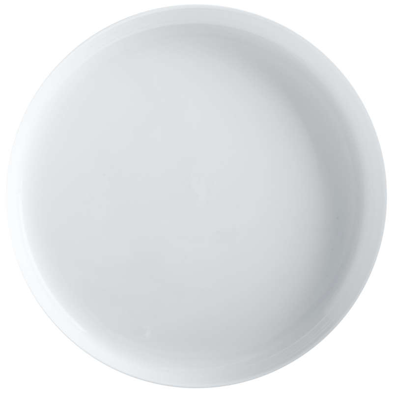 White Basics High Rim Platter, 28cm