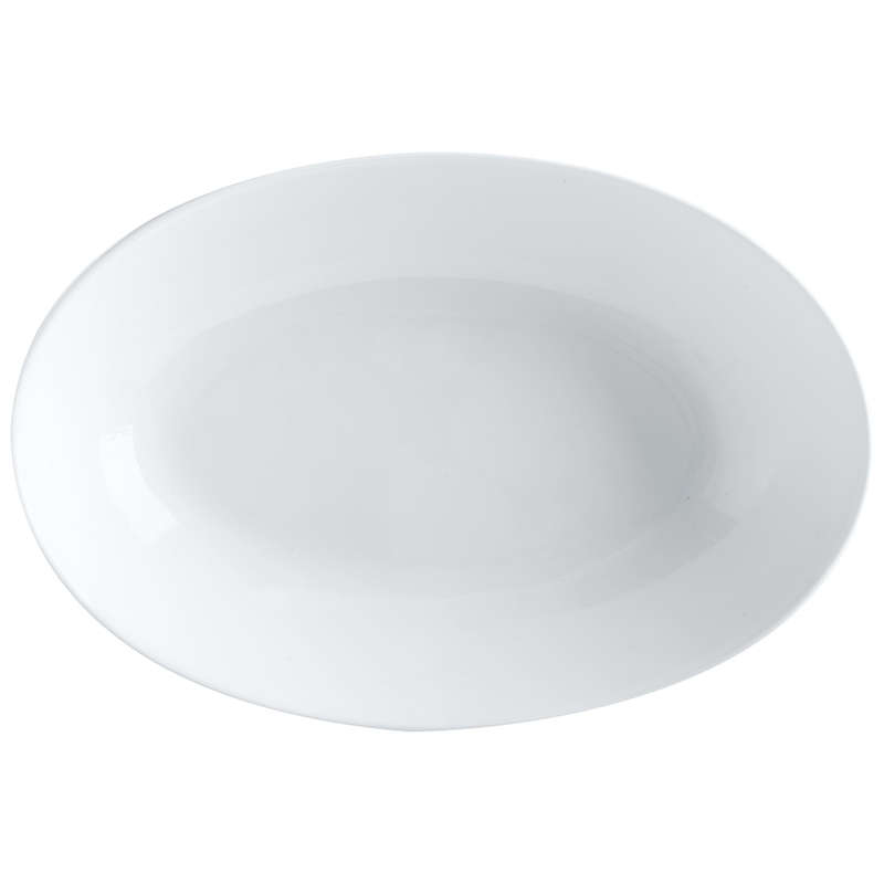 White Basics Oval Bowl, 25cm
