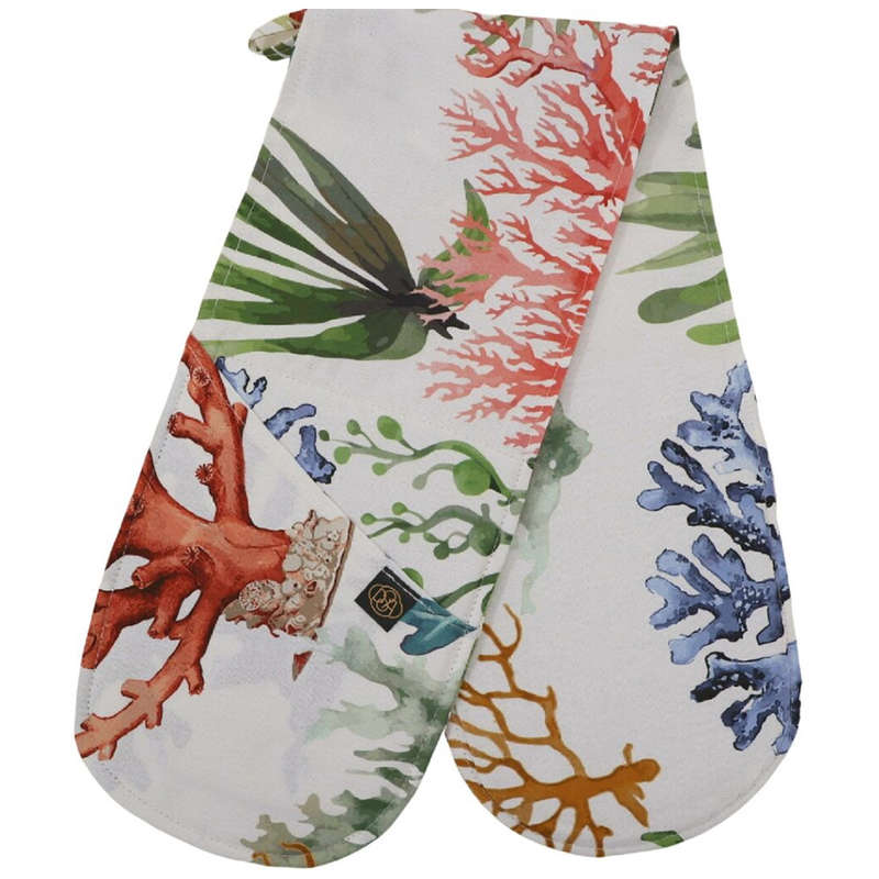 Coral Double Oven Glove