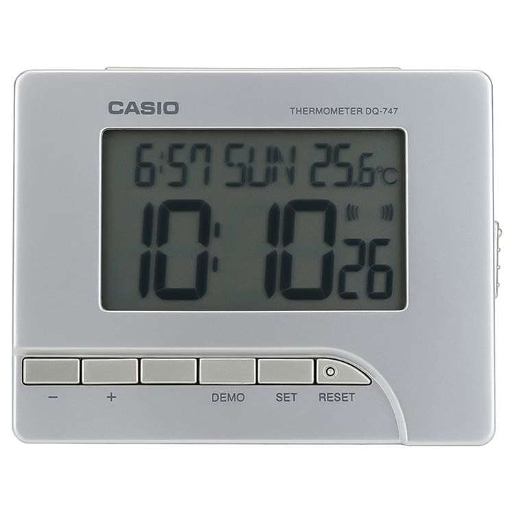 Digital Alarm Clock With Room Thermometer