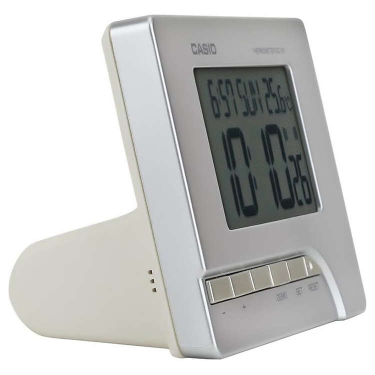 Digital Alarm Clock With Room Thermometer