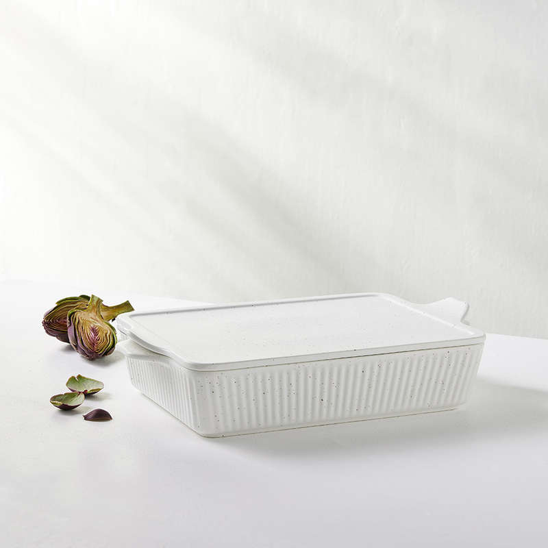 Speckle Rectangular Baker With Tray Lid, 40cm
