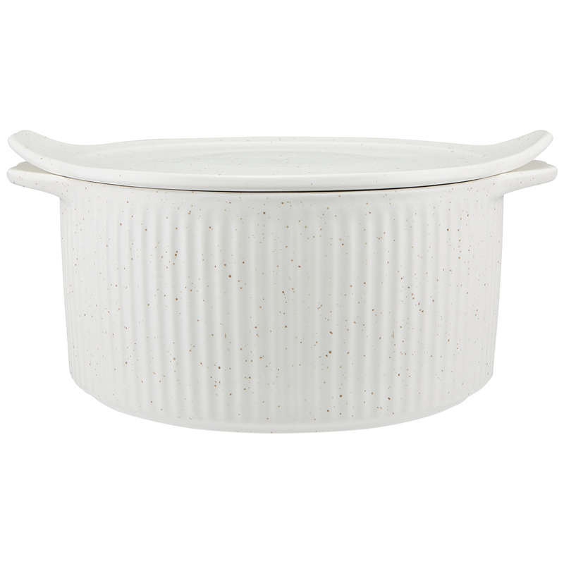 Speckle Round Casserole With Tray Lid, 3L