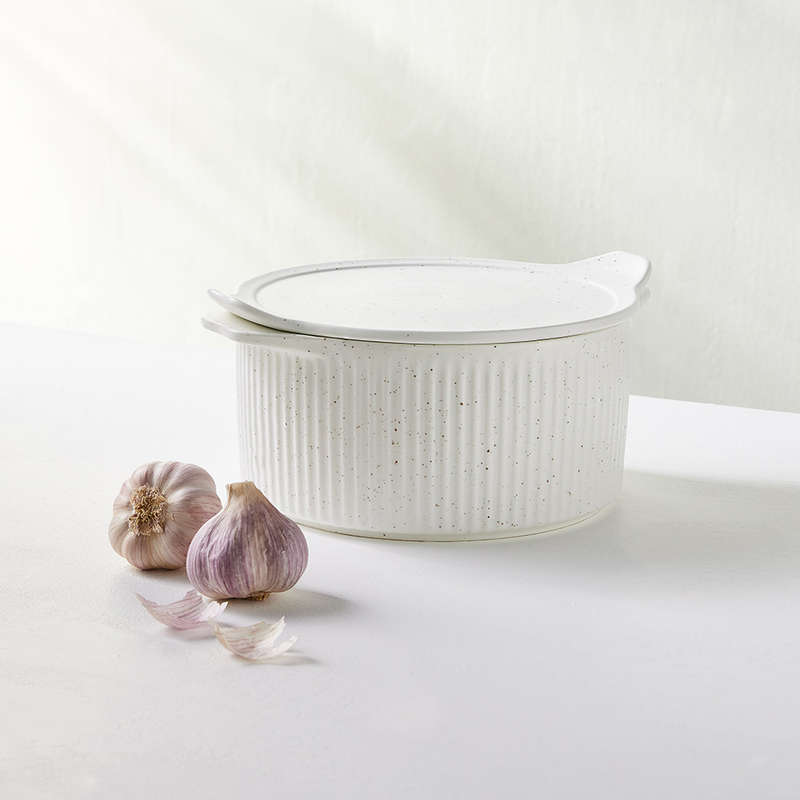 Speckle Round Casserole With Tray Lid, 3L