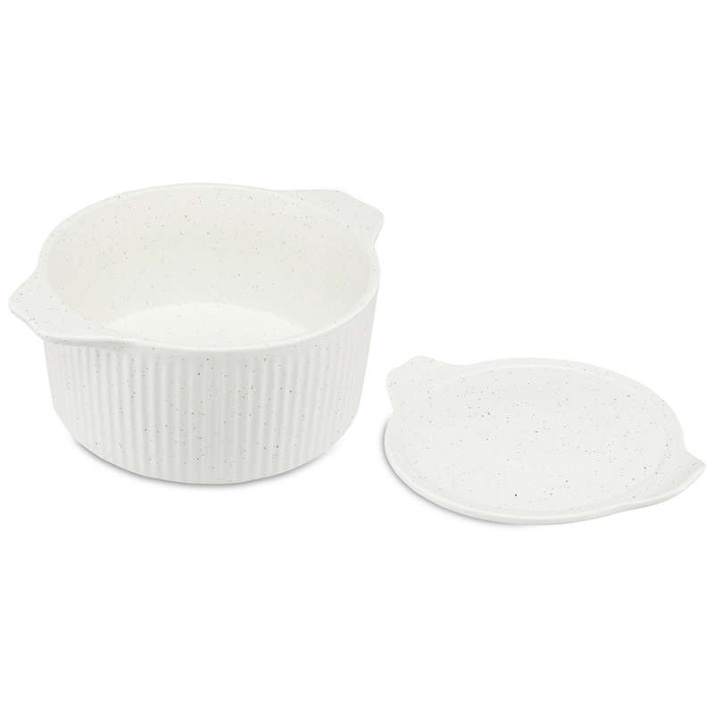 Speckle Round Casserole With Tray Lid, 3L