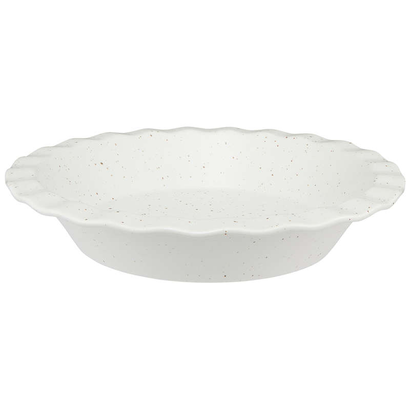 Speckle Fluted Pie Dish, 25cm