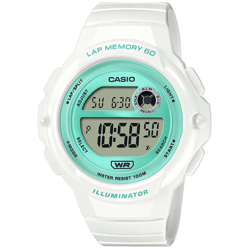 Standard Women's 100m Digital Fitness Wrist Watch, LWS-1200H