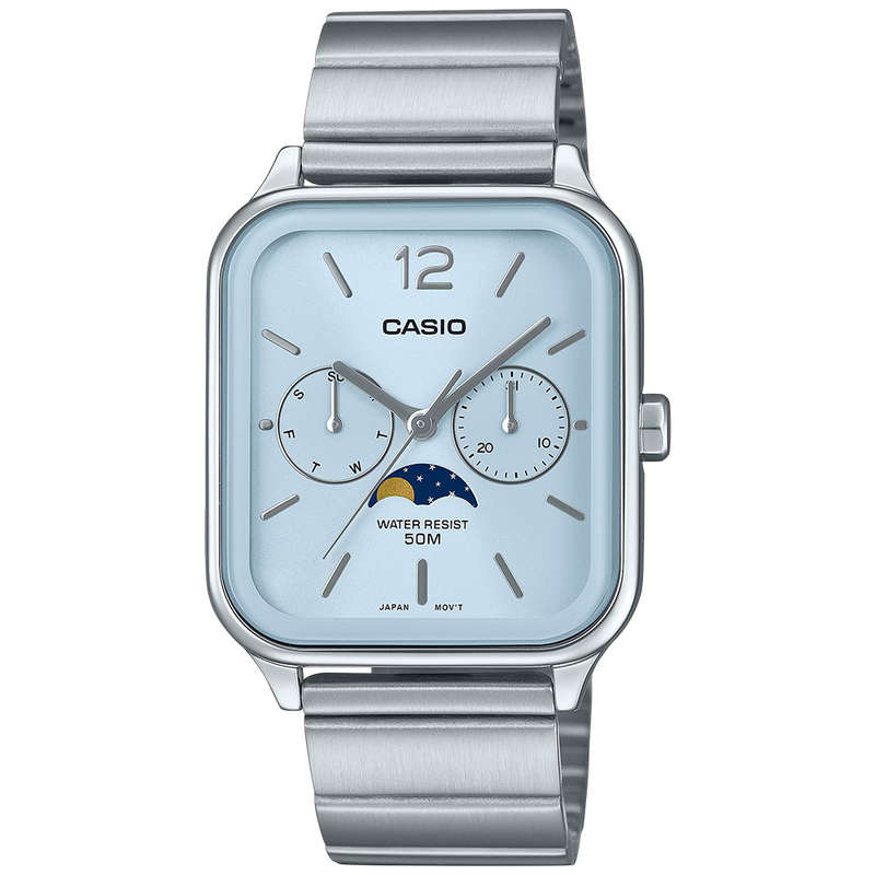 Standard Men's Analogue Lunar Wrist Watch, MTP-M305D
