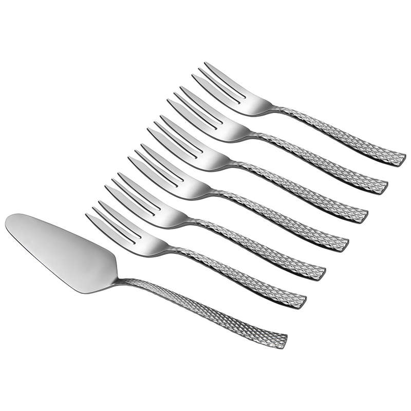 Diamonds Cake Fork & Server Set, 7pc