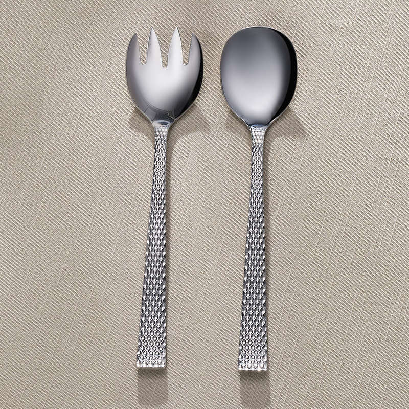 Diamonds Salad Server Set