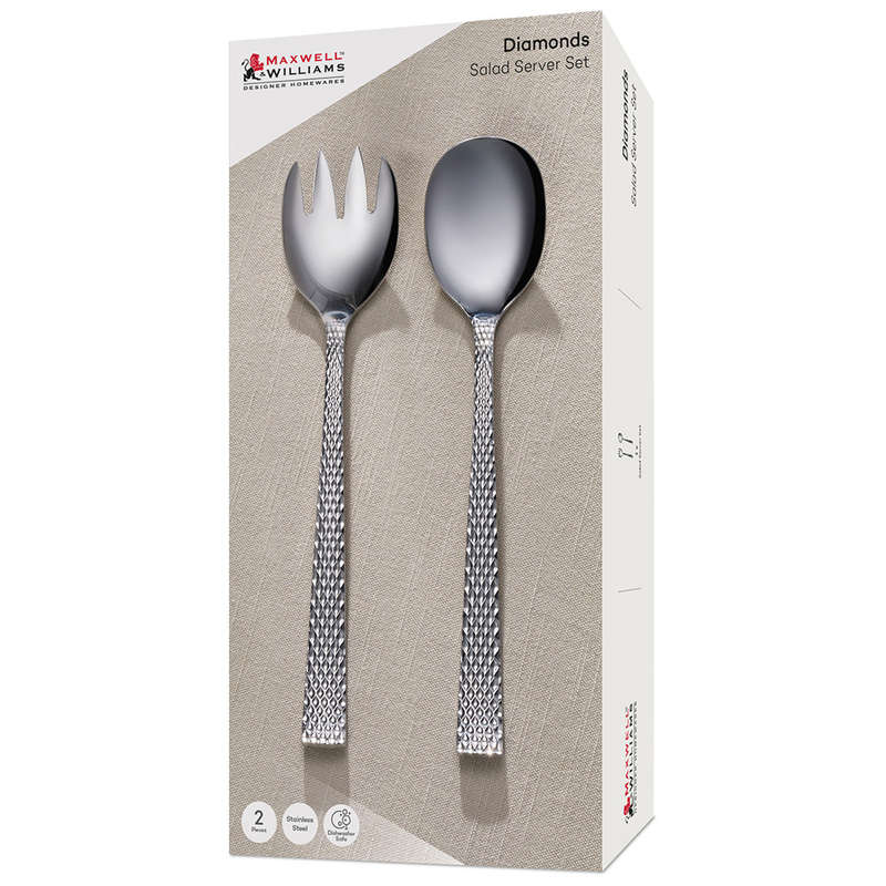 Diamonds Salad Server Set