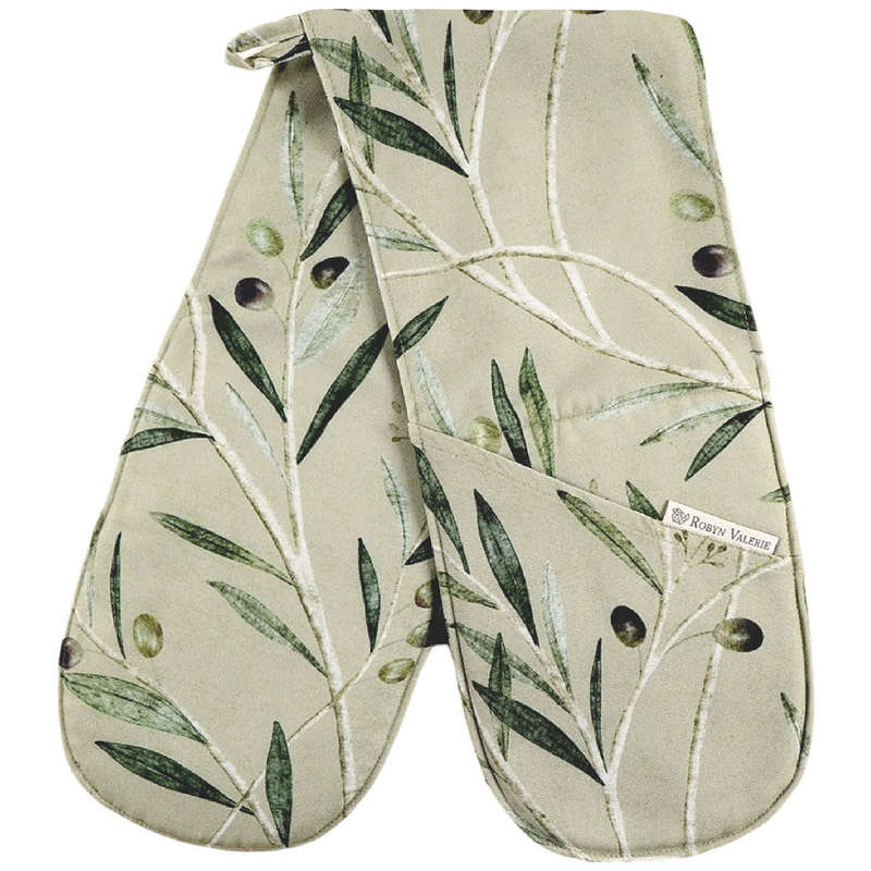 Robyn Valerie Olive Branch African Sage Double Oven Glove