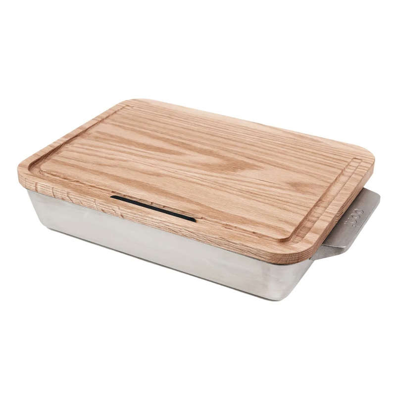 Stainless Steel Roasting Pan with Carving Board