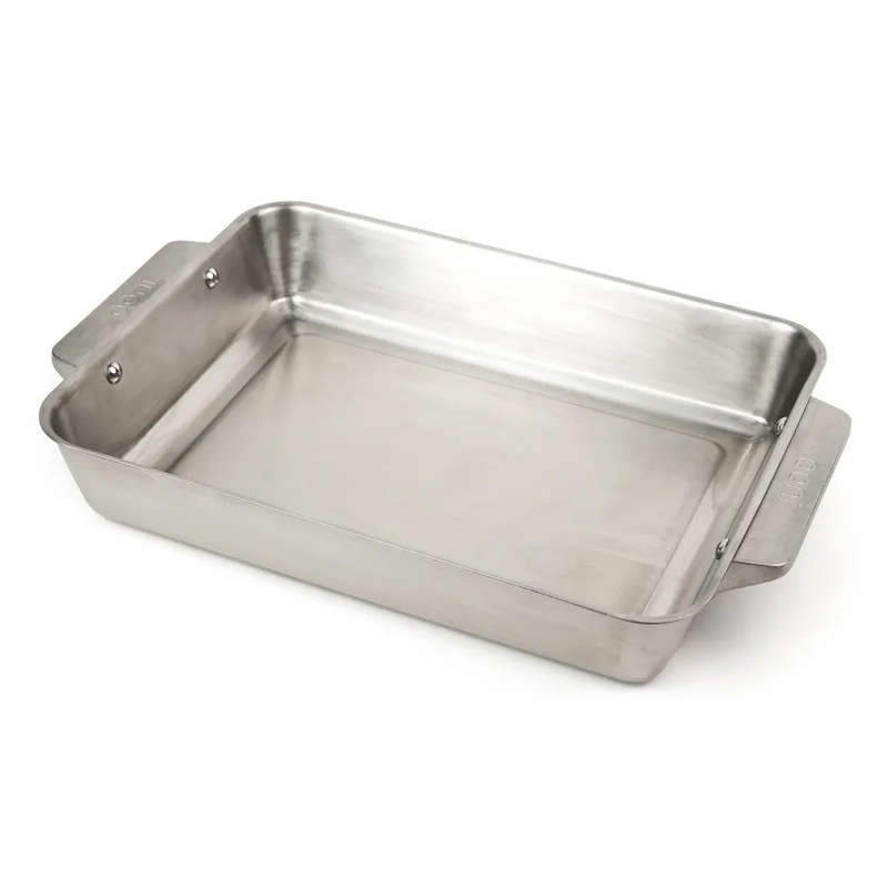 Stainless Steel Roasting Pan with Carving Board