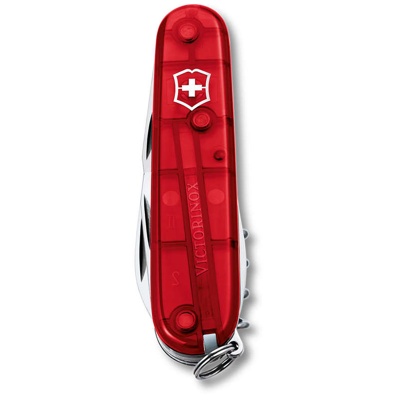 Spartan Pocket Knife, Transparent Red