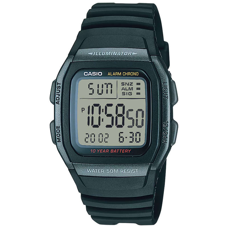 Standard Men's 50m Digital Wrist Watch, W96H