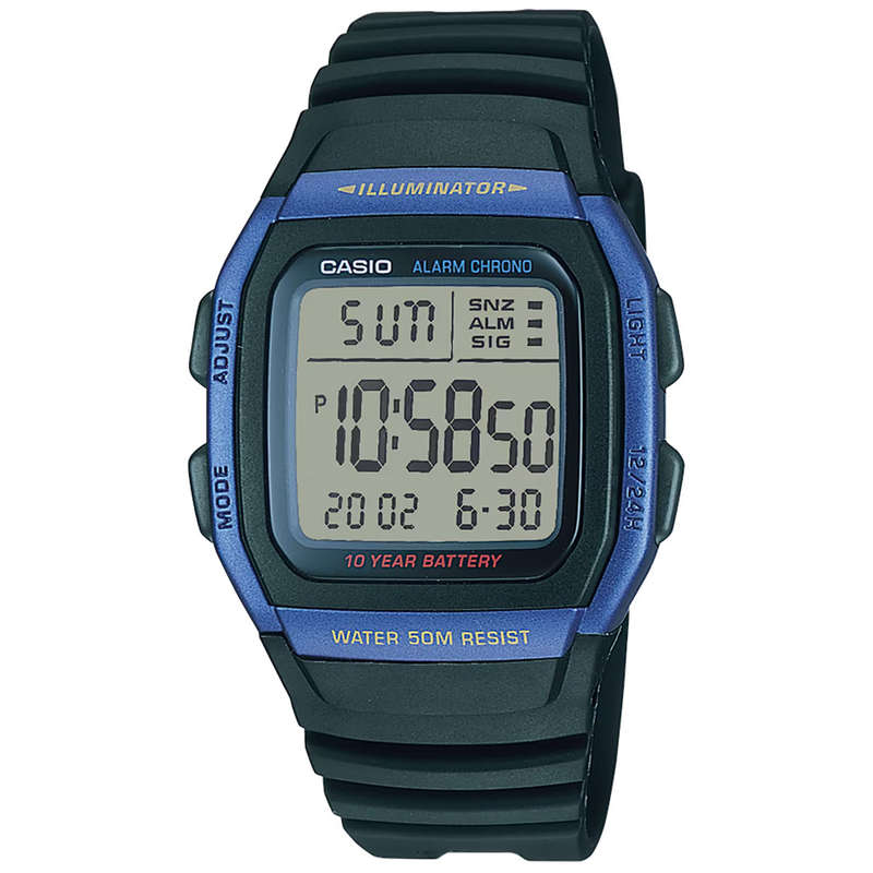 Standard Men's 50m Digital Wrist Watch, W96H