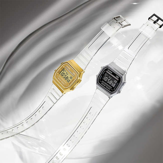 Retro Silver Digital Wrist Watch, A168XES-1BDF