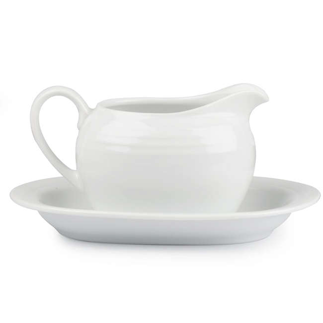 Arctic White Gravy Boat, 360ml