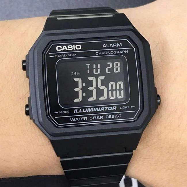Retro Digital Wrist Watch, B650WB-1BDF