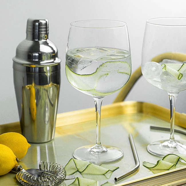 Premium Gin Cocktail Glasses, Set of 6