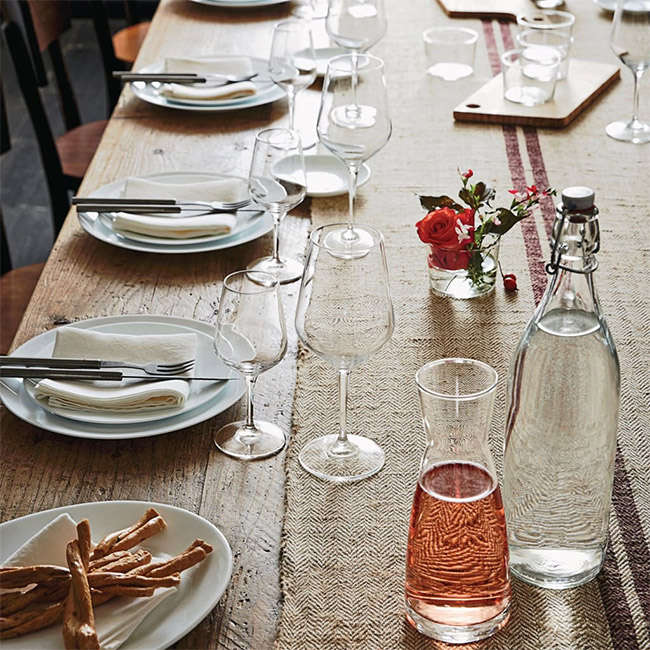 Electra Red Wine Glasses, Set of 6