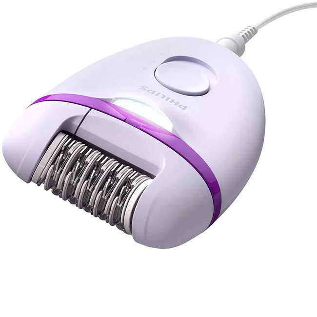 Satinelle Essential Corded Compact Epilator With Opti-Light
