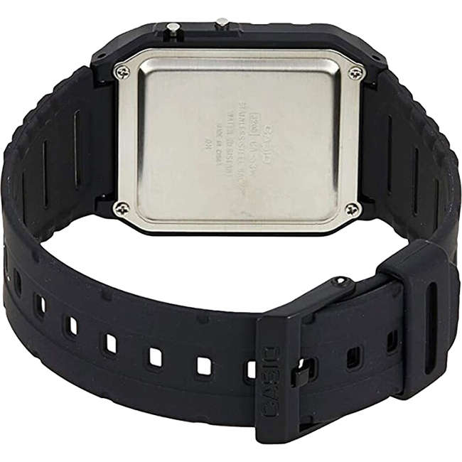 Retro Men's Databank Calculator Black Digital Wrist Watch, CA53W-1Z