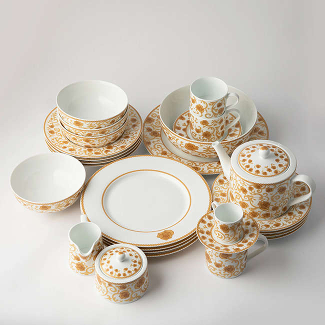 Mica Gold Soup/Cereal Bowl, Set Of 4