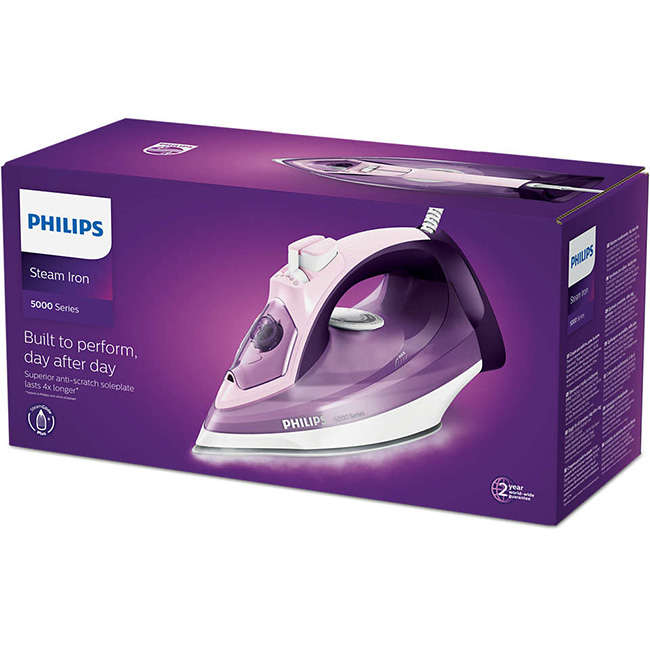 5000 Series SteamGlide Plus Steam, Spray & Dry Iron, 2400W