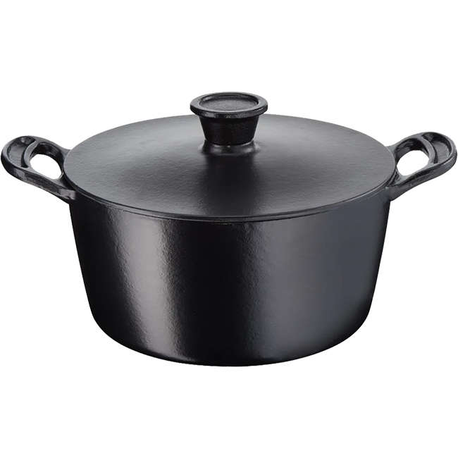 Tefal Round Cast Iron Stewpot, 24cm