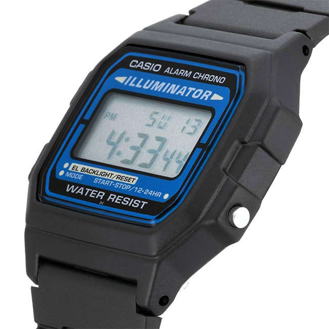 Retro Men's Black Digital Wrist Watch, F105W