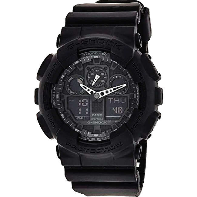 G-Shock Men's 200m AnaDigital Wrist Watch, GA-100-1A1DR