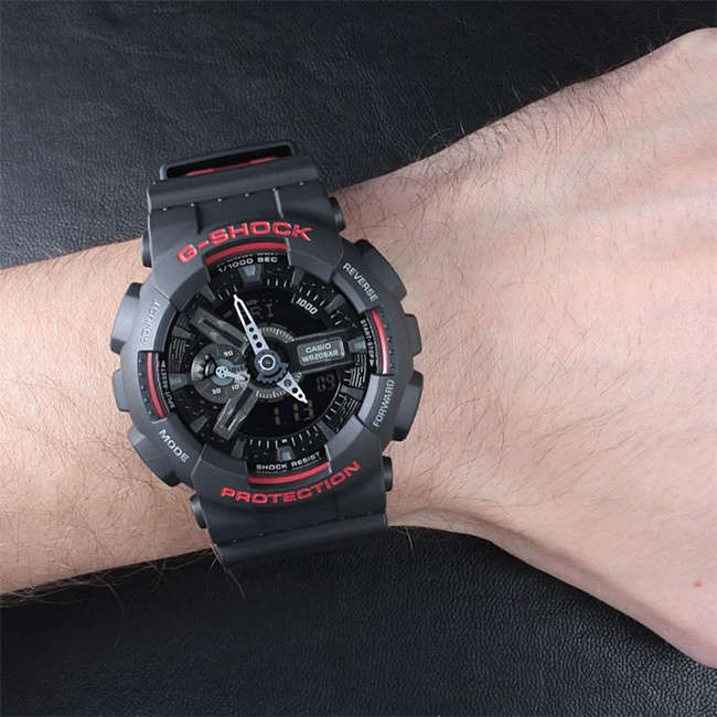 G-Shock Men's 200m AnaDigi AntiMag Wrist Watch, GA-110HR-1ADR
