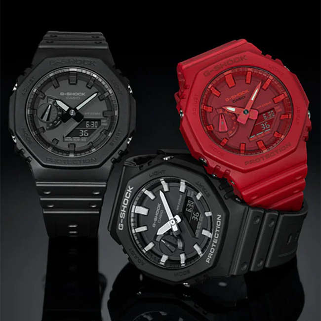 G-Shock C-Core Men's 200m AnaDigi Wrist Watch, GA-2100AH-6ADR