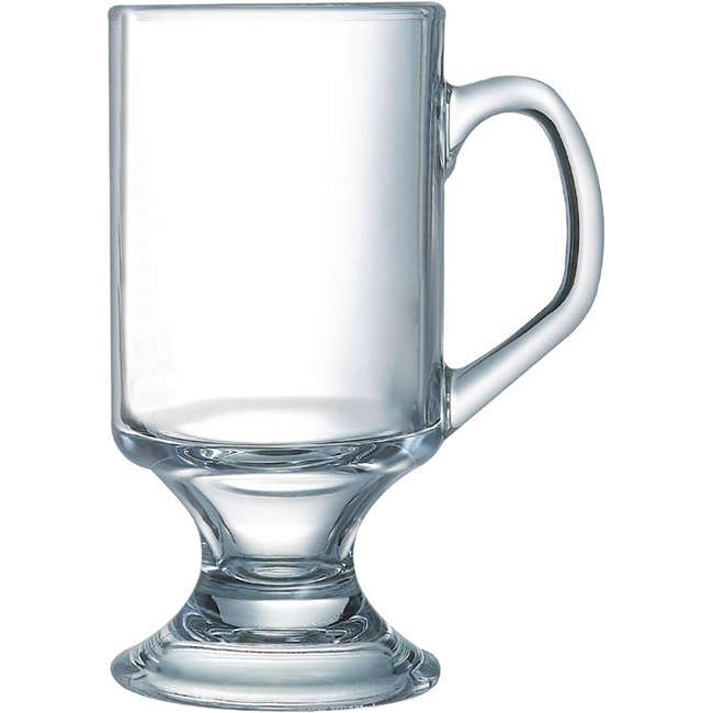 Footed Glass Mug